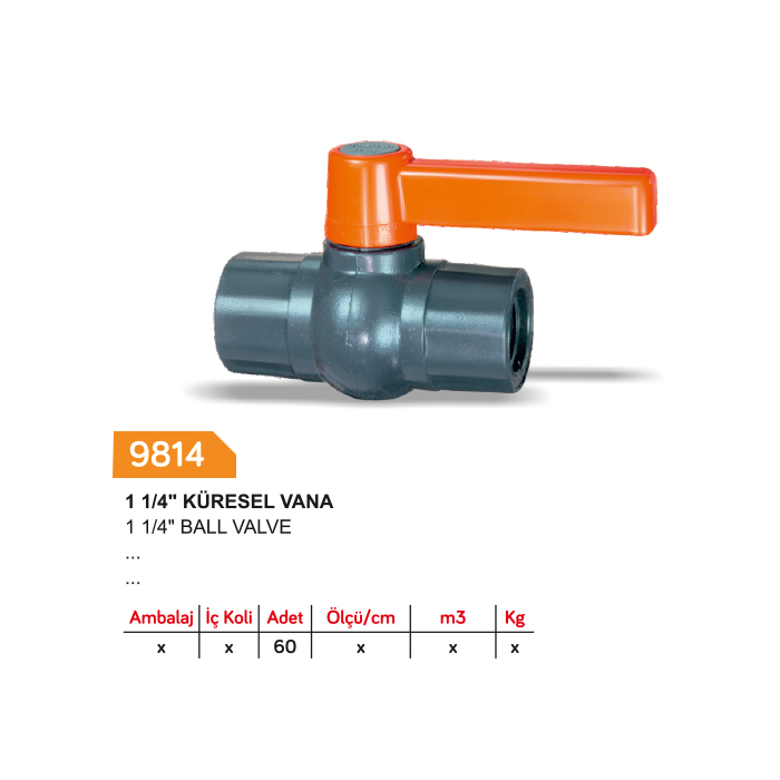 SAYIM 9814 1 1/4" KÜRESEL VANA